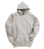 Gray Hooded Sweatshirt